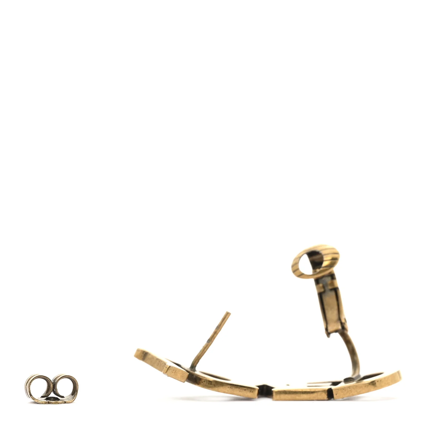 Gold Crystal Loved Ear Cuff Earring Multicolor - Image 3
