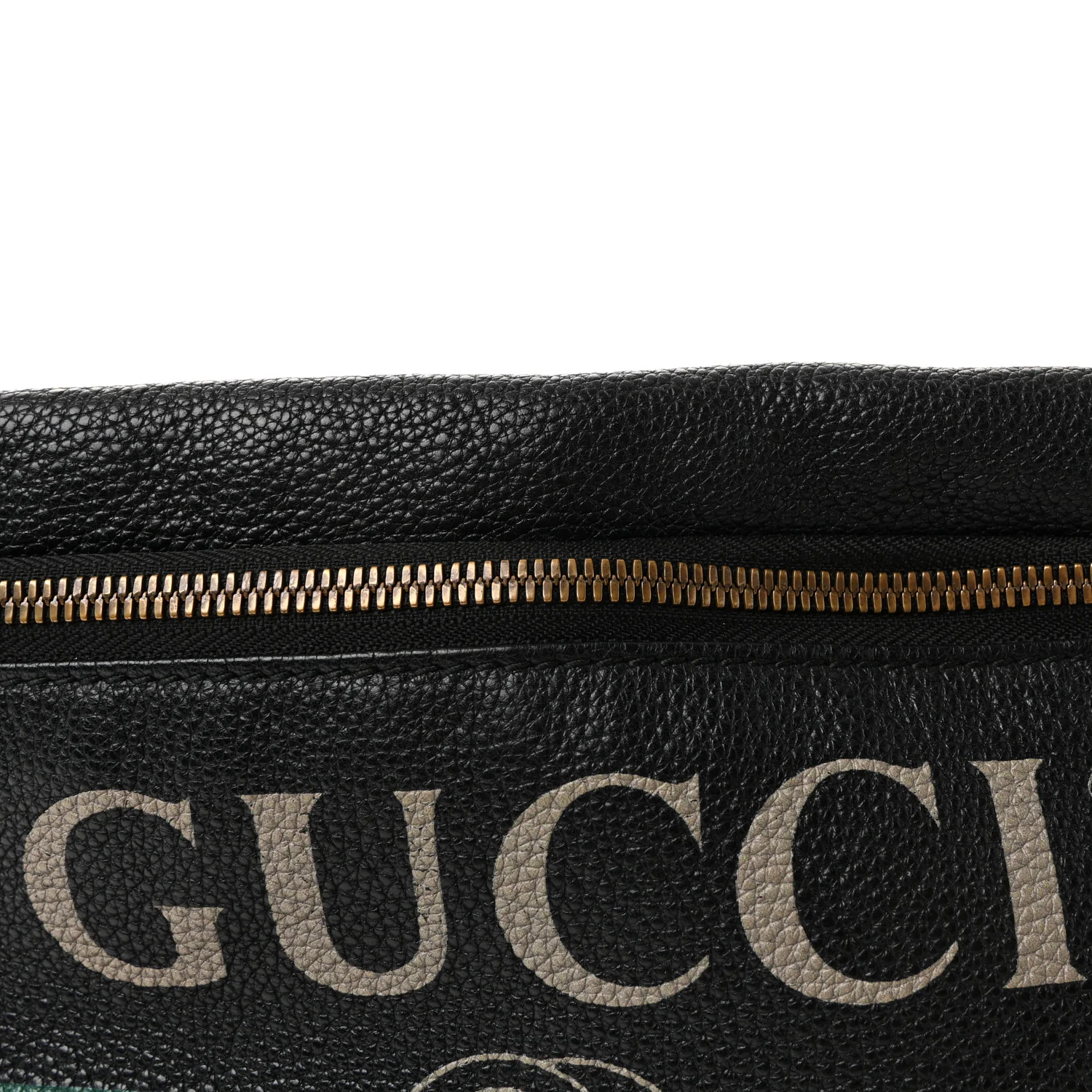Grained Calfskin Logo Belt Bag Black - Image 7