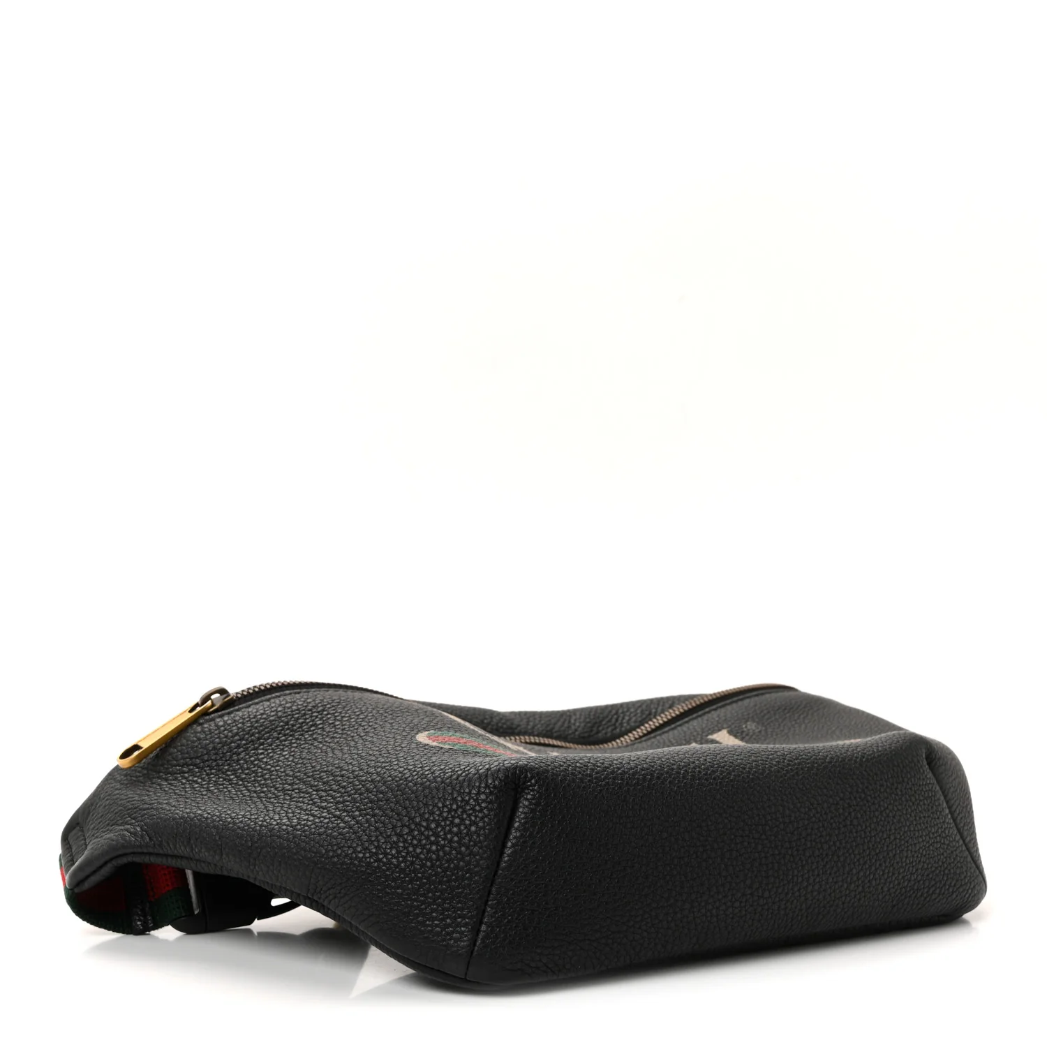 Grained Calfskin Logo Belt Bag Black - Image 4