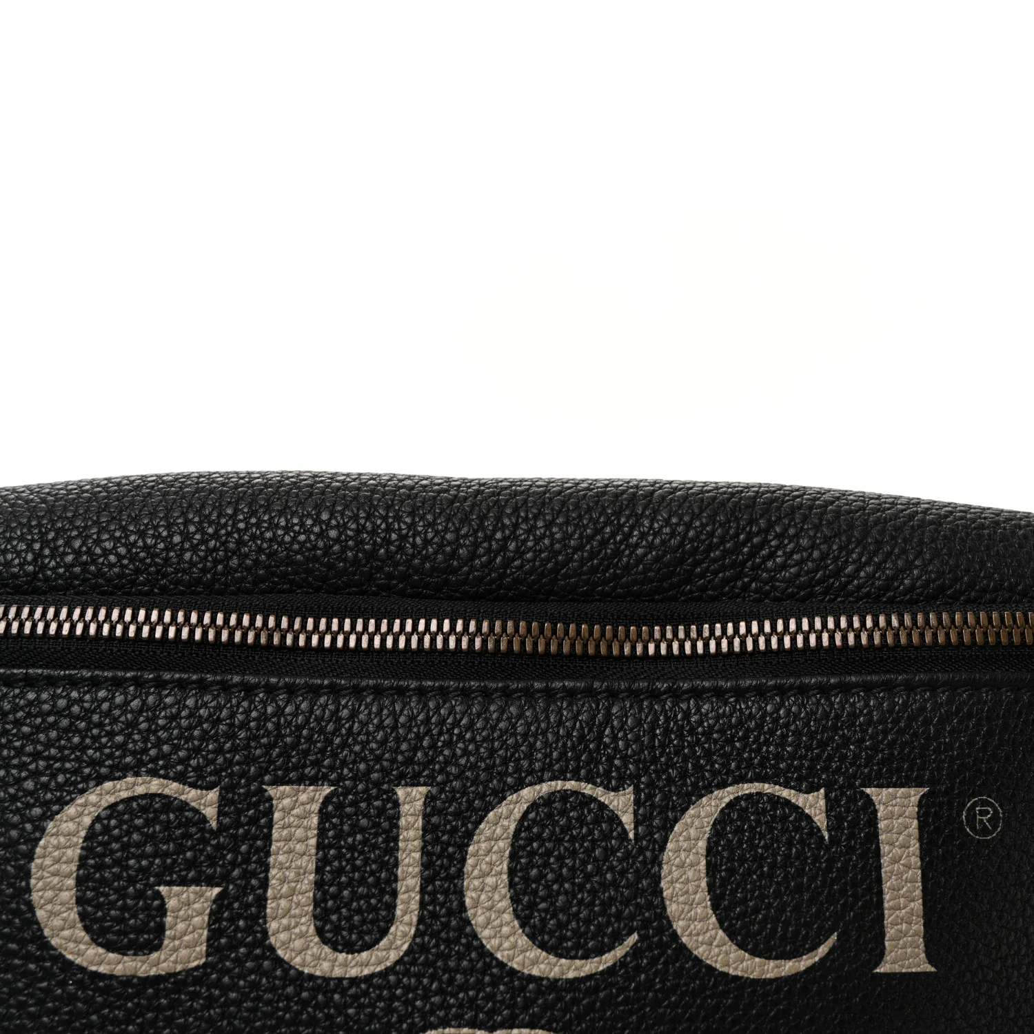 Grained Calfskin Logo Belt Bag Black - Image 8