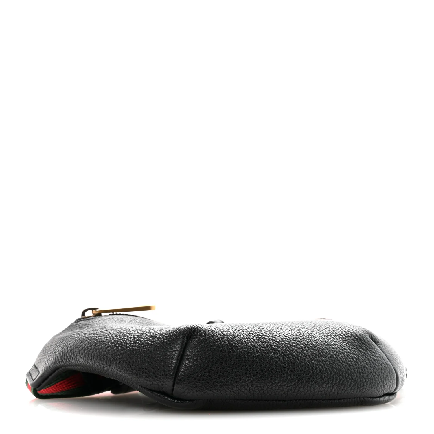 Grained Calfskin Logo Belt Bag Black - Image 4