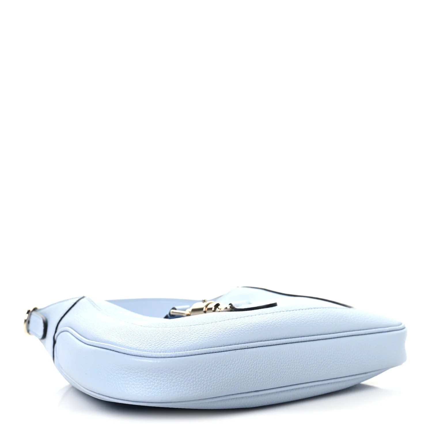 Grained Calfskin Mini Jackie 1961 Hobo Light Blue - Image 4