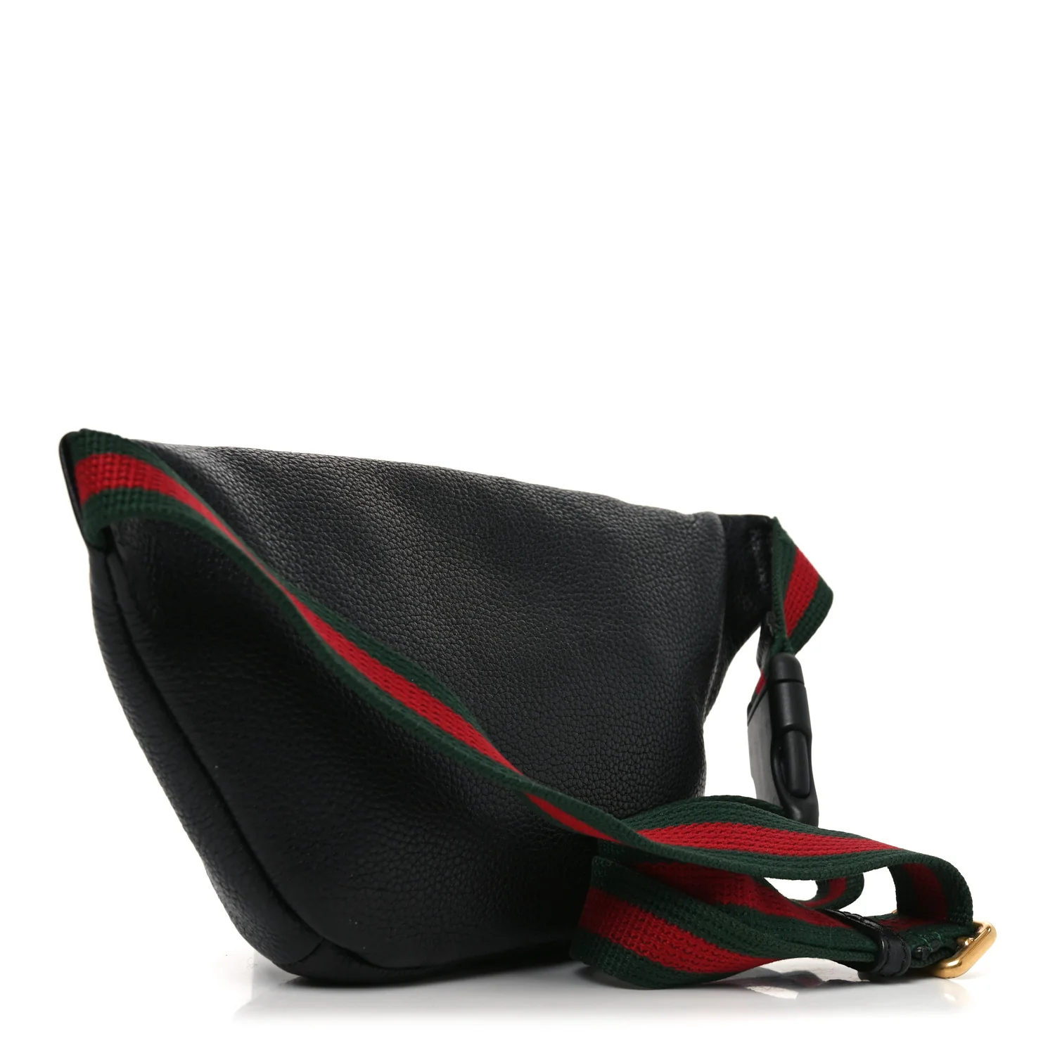 Grained Calfskin Small Logo Belt Bag Black - Image 3