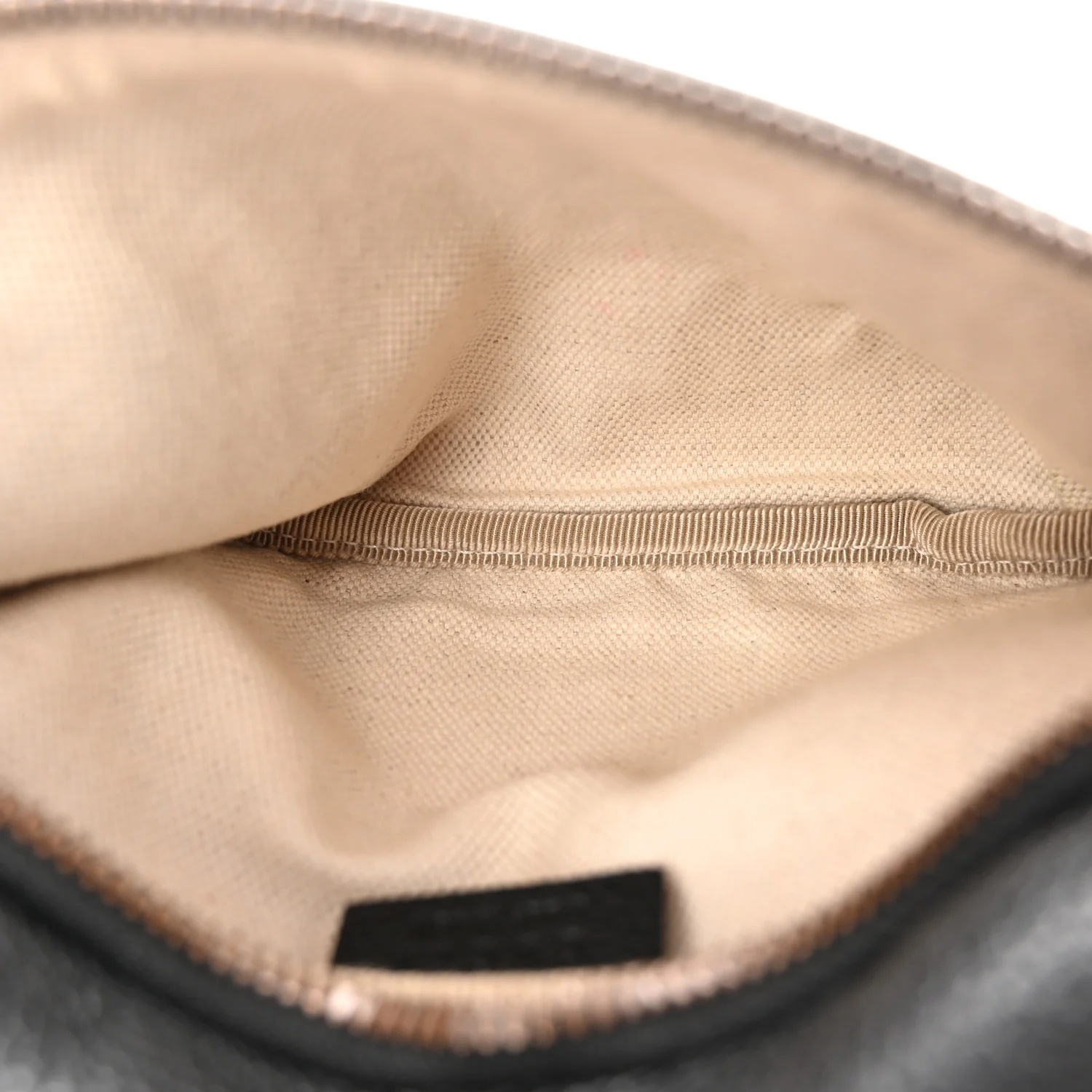 Grained Calfskin Small Logo Belt Bag Black - Image 5
