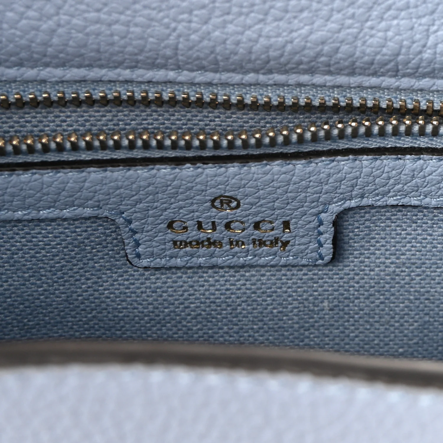 Grained Calfskin Web Medium Jackie 1961 Hobo Light Blue - Image 6