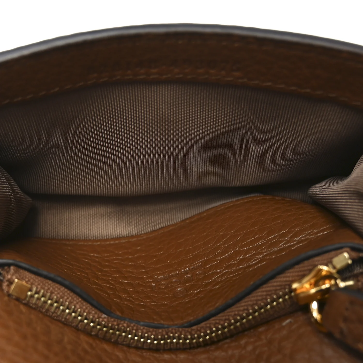 Grainy Calfskin Softbit Card Case Wallet Brown - Image 5