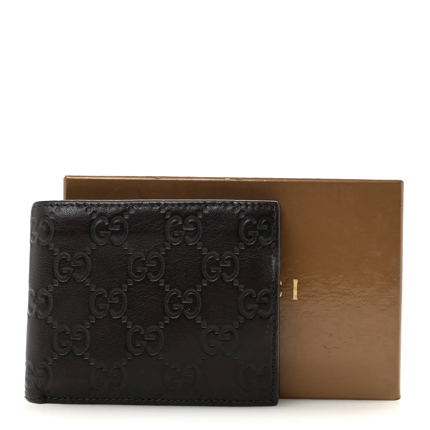 Guccissima Bi-Fold Wallet Brown - Image 10