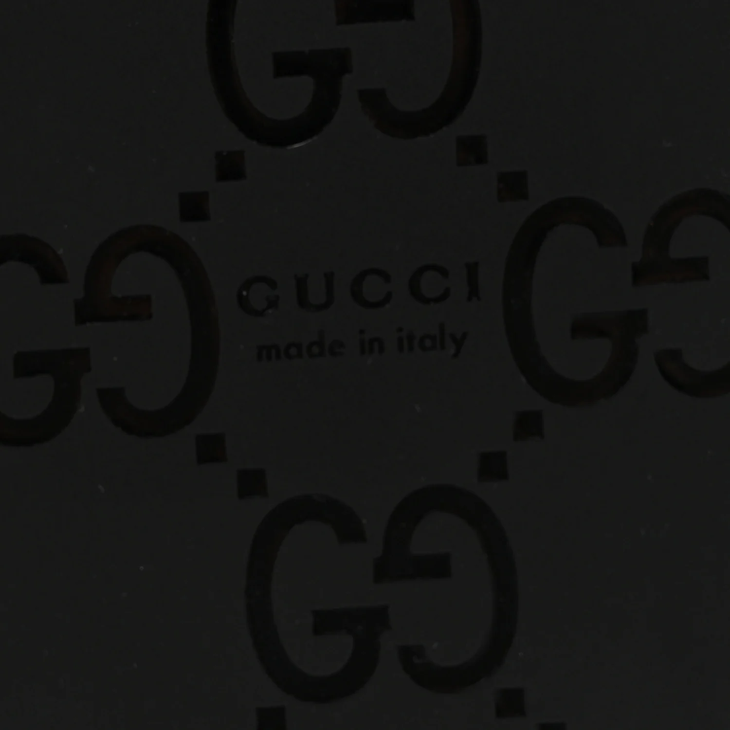 Guccissima GG Embossed Womens Sandals 38 Black - Image 7
