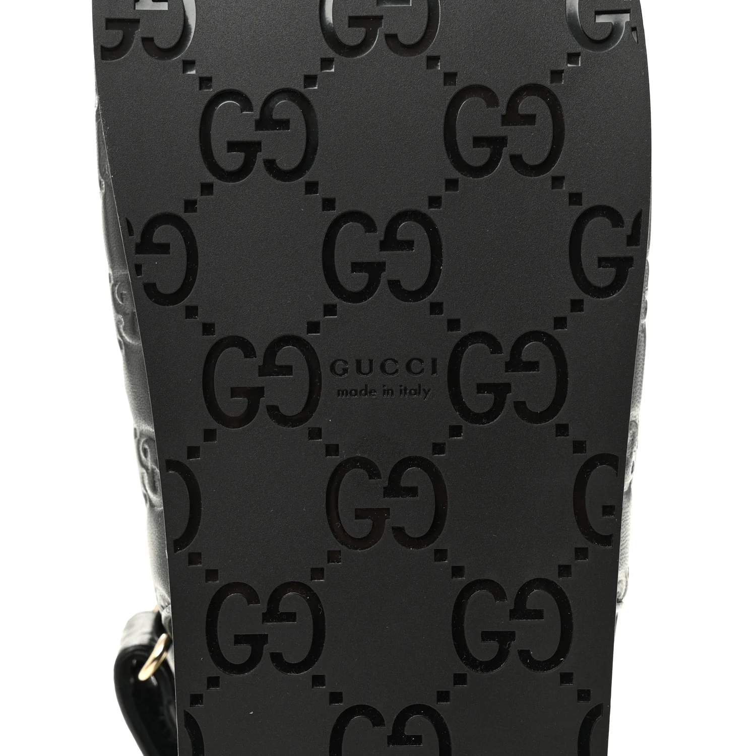 Guccissima GG Embossed Womens Sandals 39 Black - Image 8