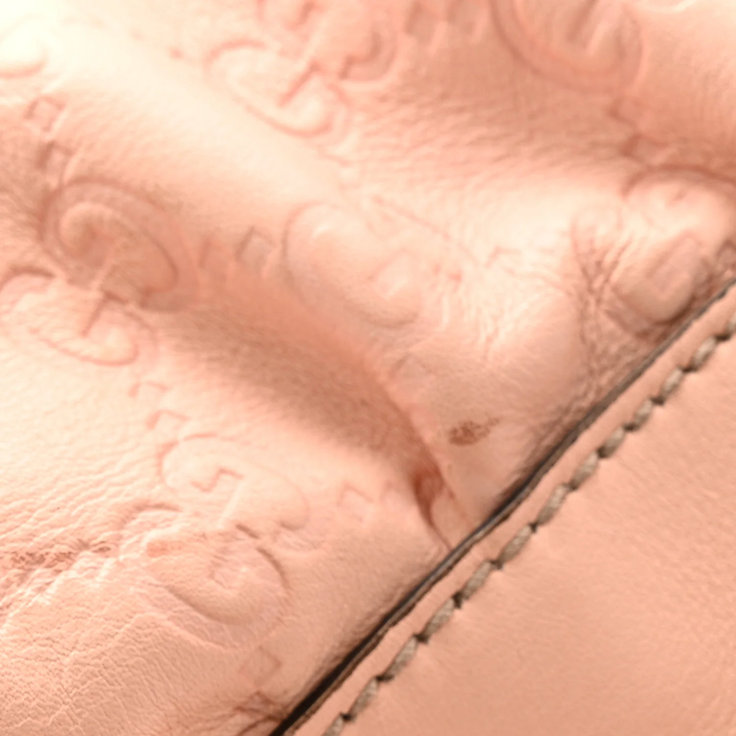 Guccissima Large D Gold Hobo Pink - Image 15