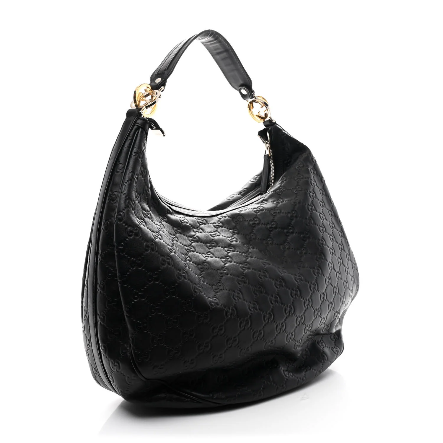 Guccissima Large GG Twins Hobo Black - Image 3