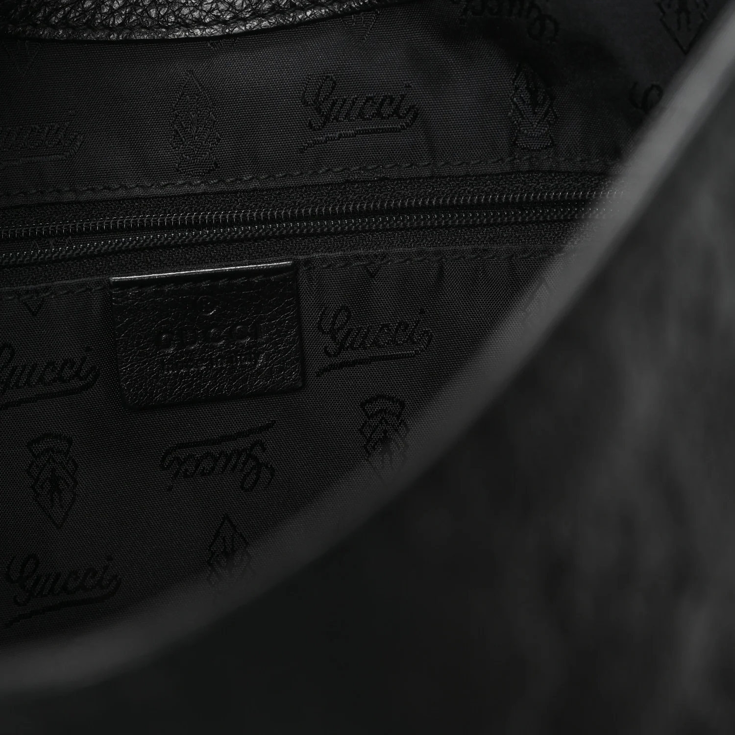 Guccissima Large New Ladies Web Hobo Black - Image 6