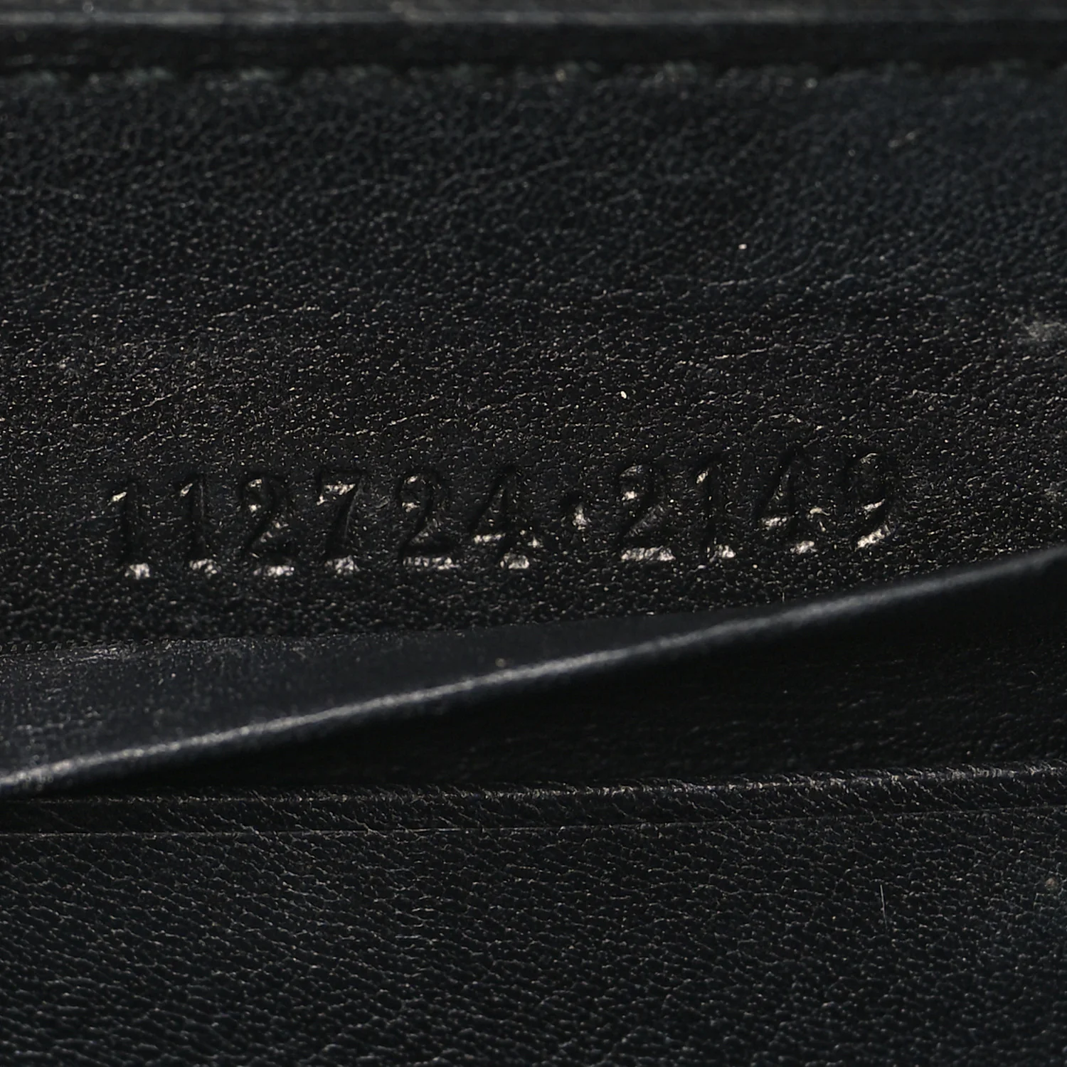 Guccissima Margaux Calfskin Metal Bar Zip Around Wallet Black - Image 7