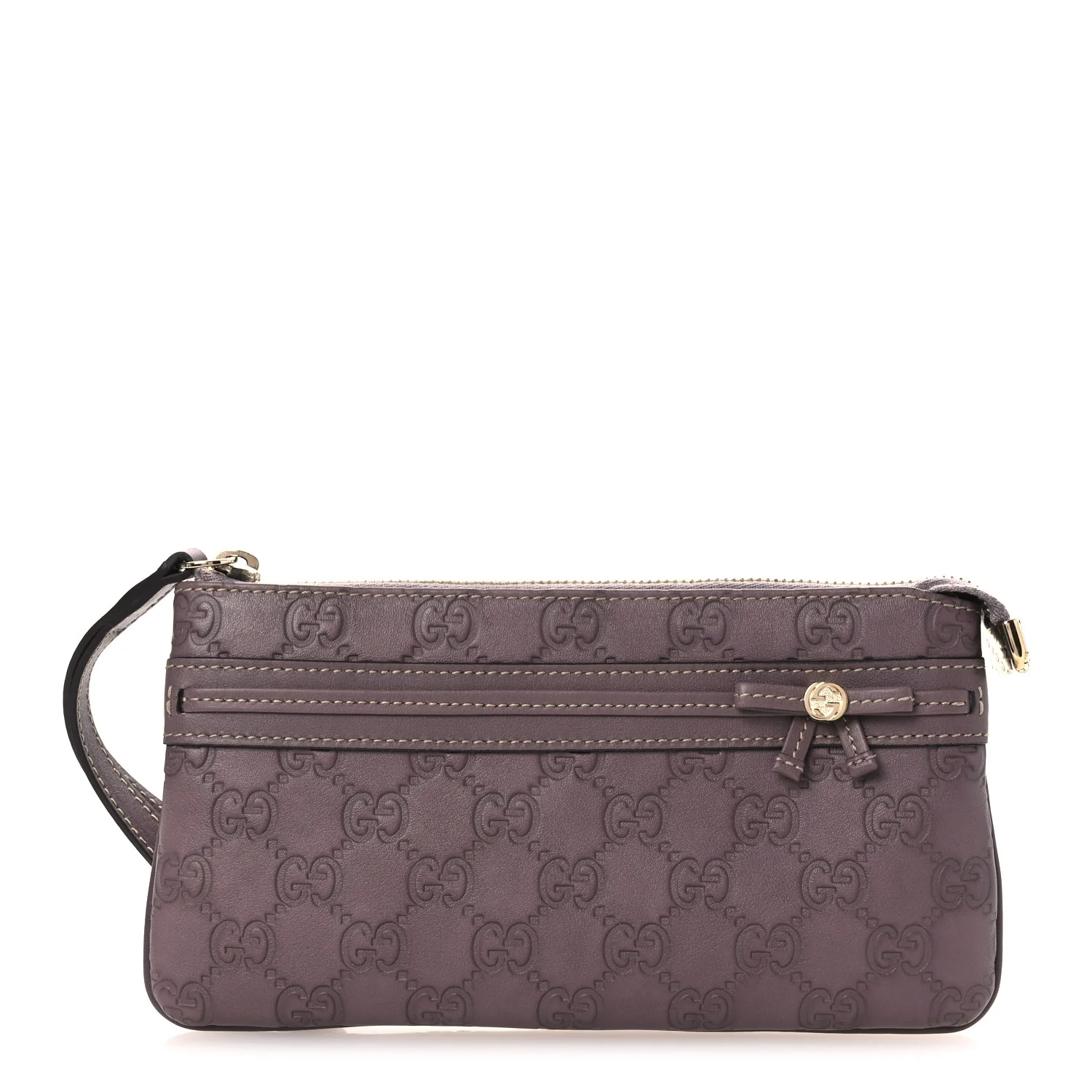 Guccissima Mayfair Wristlet Mauve