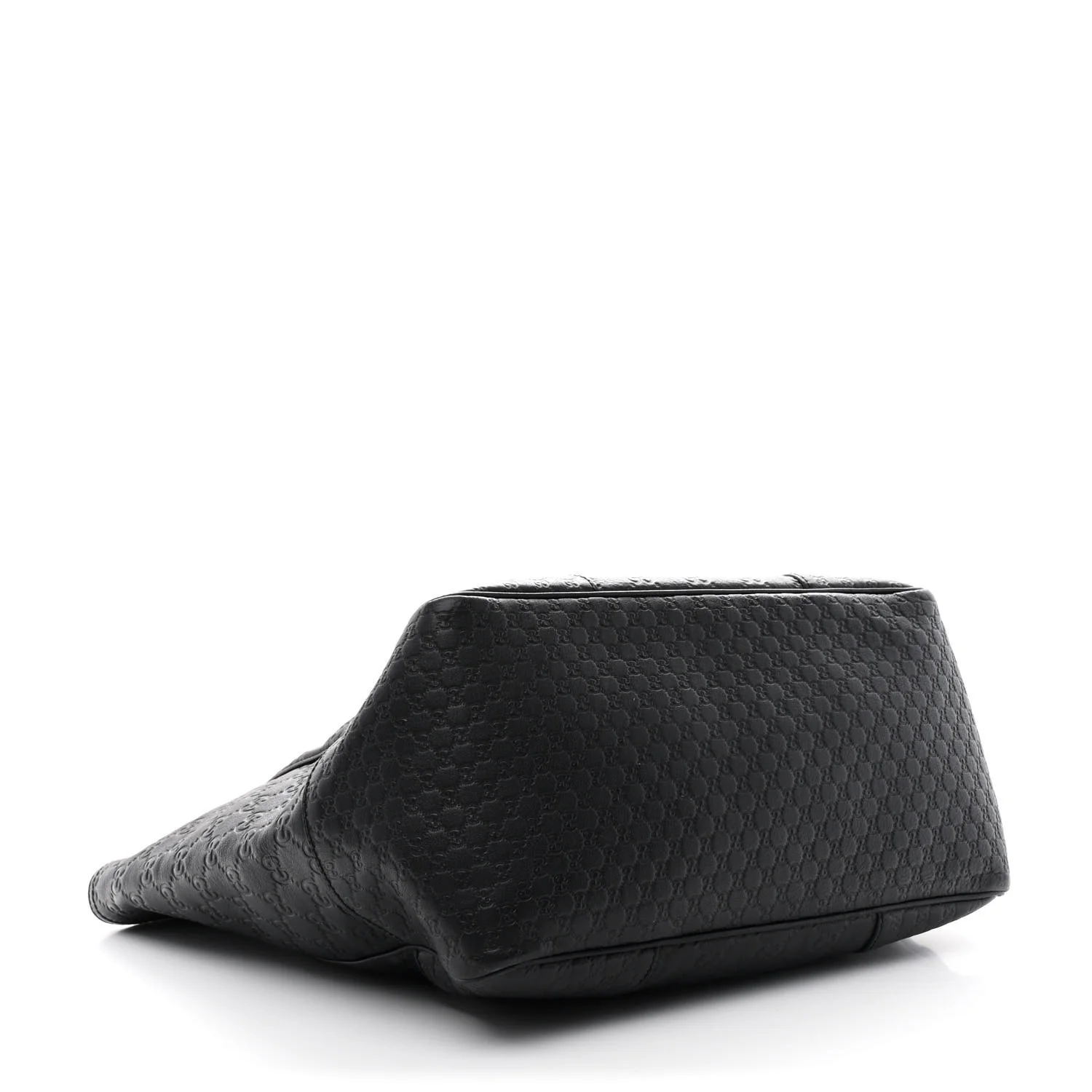 Guccissima Medium Bree Zippered Tote Black - Image 4