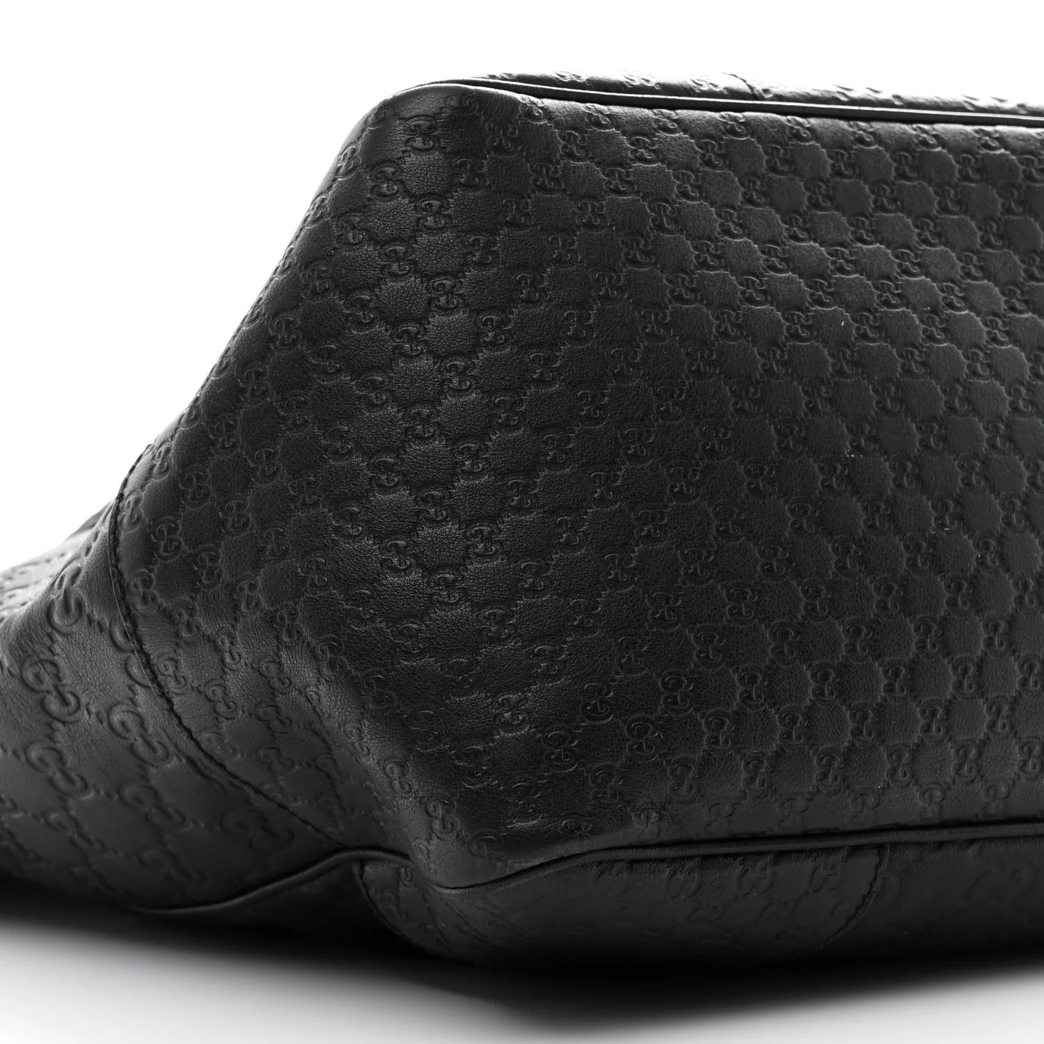 Guccissima Medium Bree Zippered Tote Black - Image 9