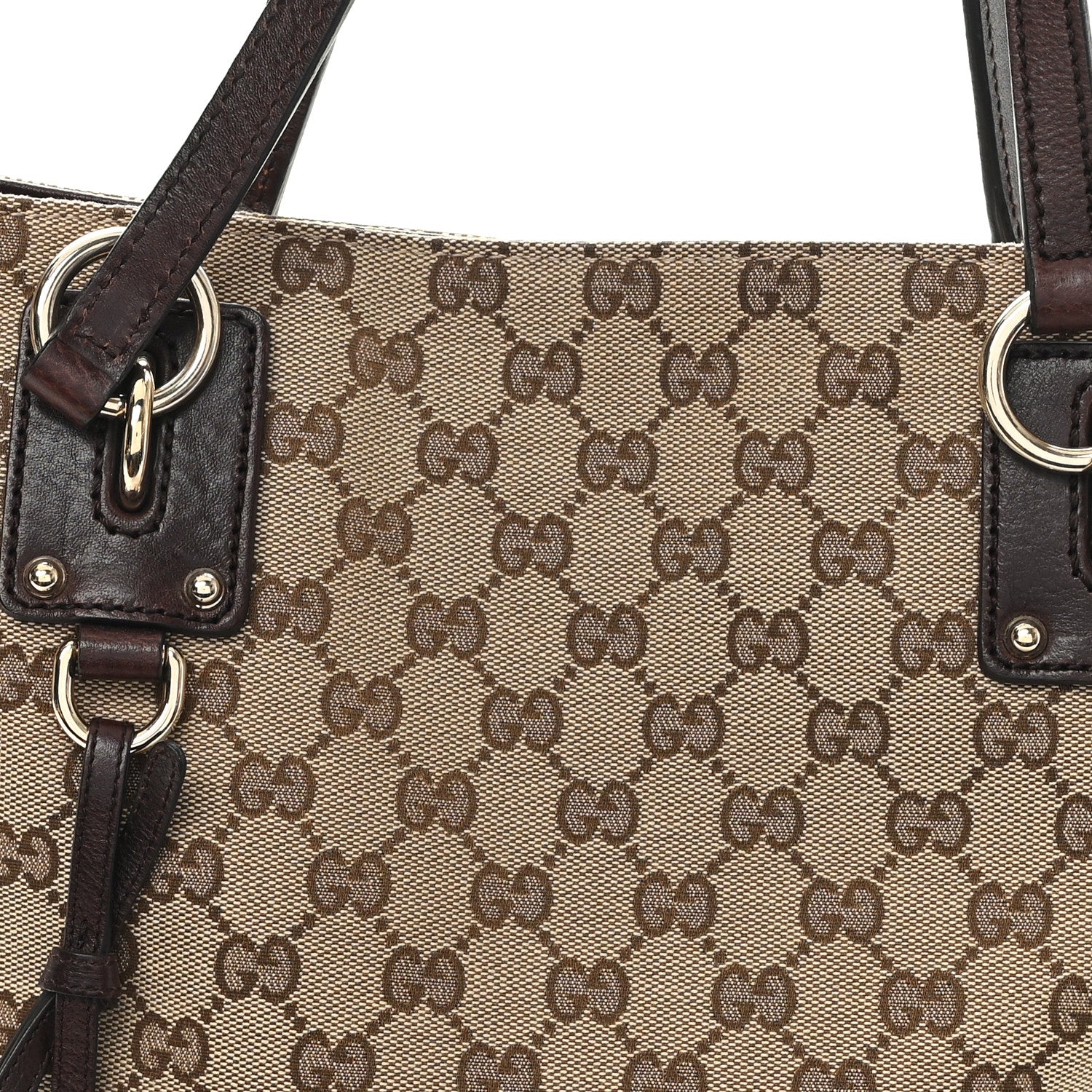 Guccissima Medium Charm Tote Brown - Image 8