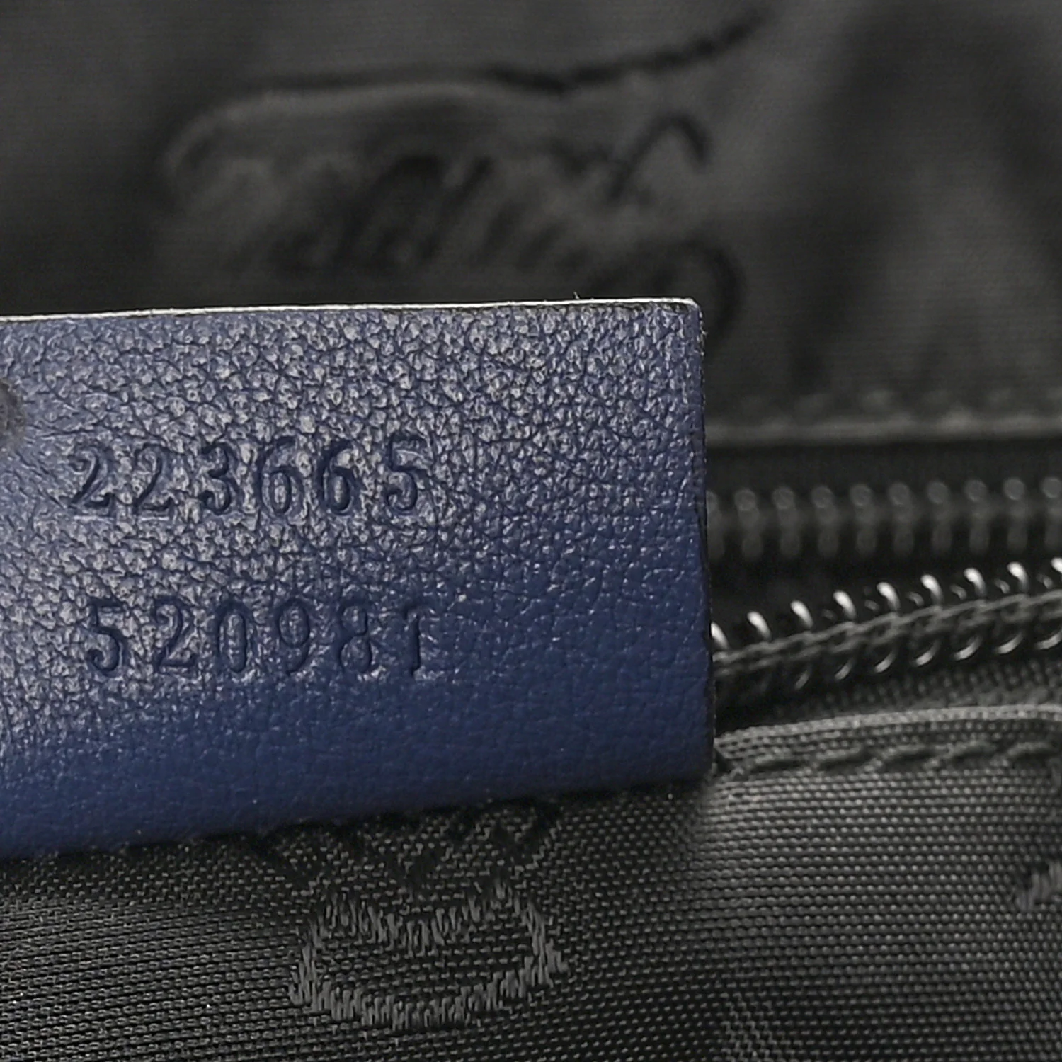Guccissima Medium Flap Messenger Bag Blue - Image 7