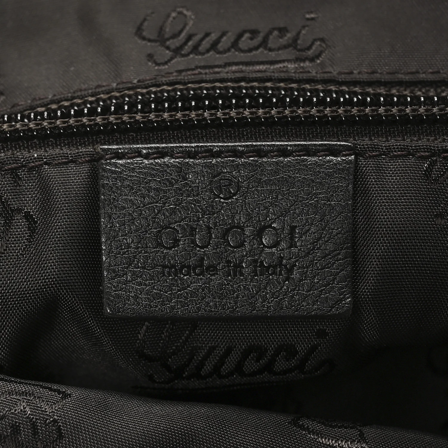 Guccissima Medium Flat Messenger Bag Black - Image 6