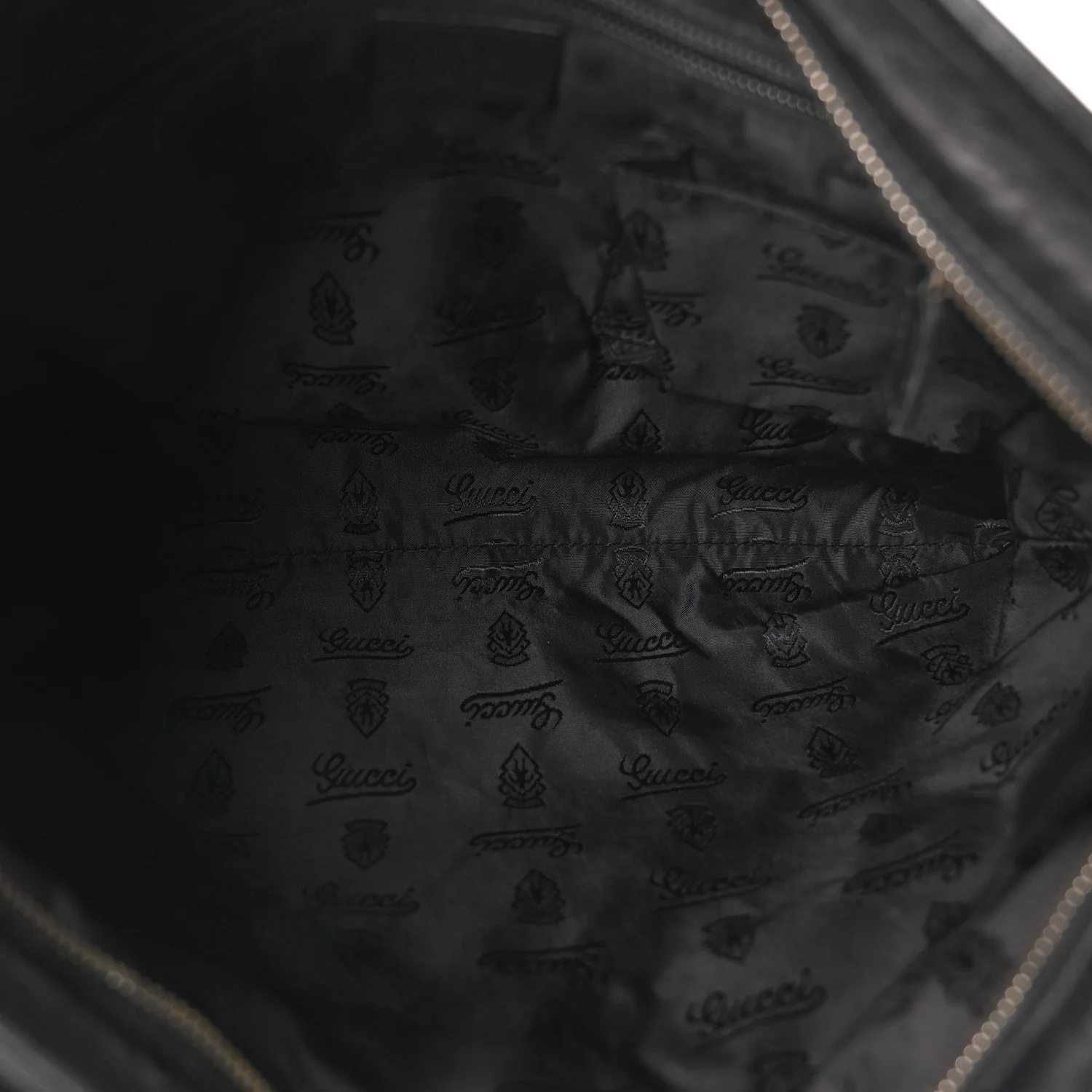 Guccissima Medium Flat Messenger Bag Black - Image 5