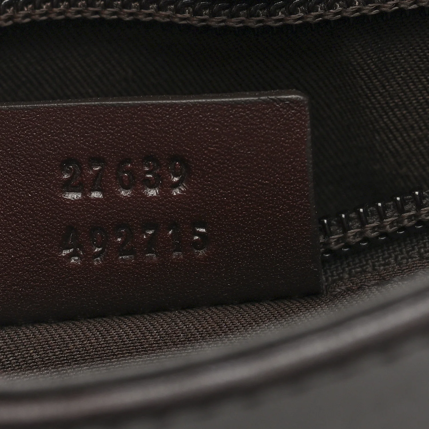 Guccissima Medium Flat Messenger Bag Dark Brown - Image 7