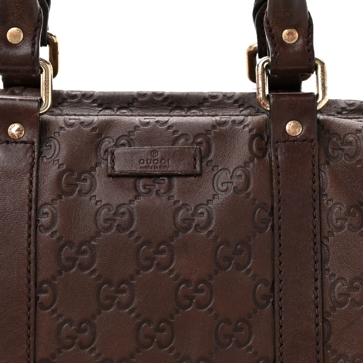Guccissima Medium Joy Boston Brown - Image 8