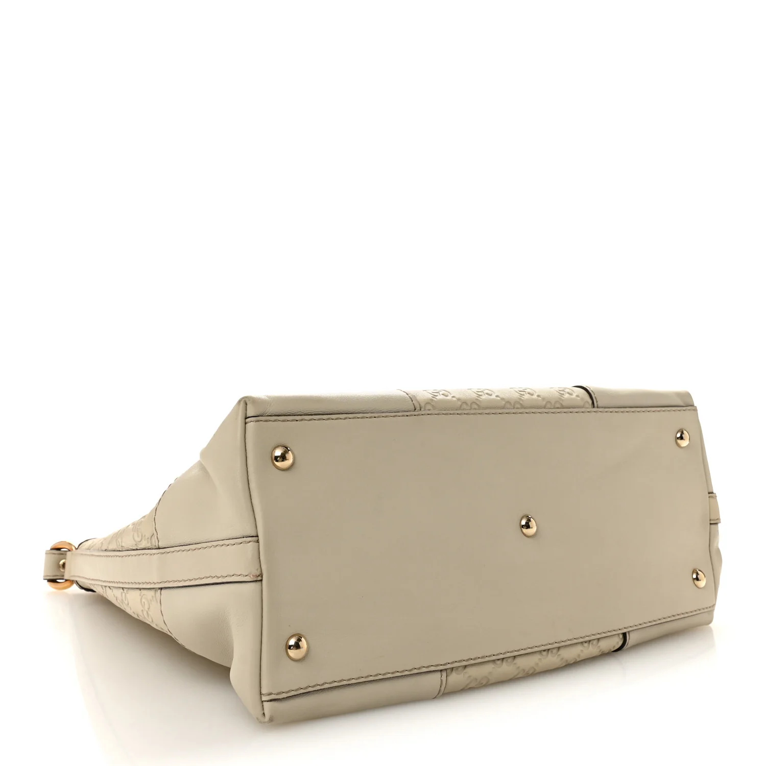 Guccissima Medium Lovely Heart Hobo Off White - Image 3