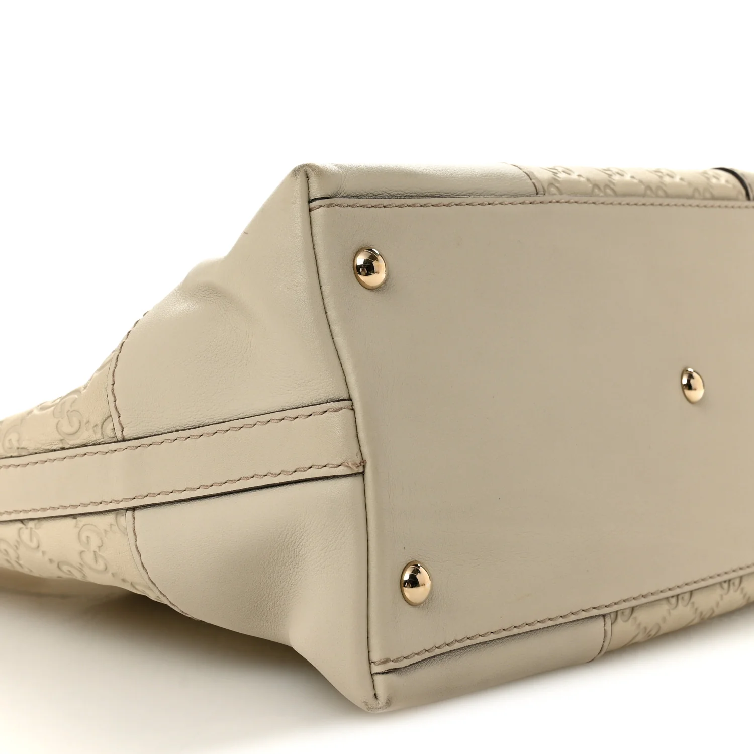 Guccissima Medium Lovely Heart Hobo Off White - Image 8
