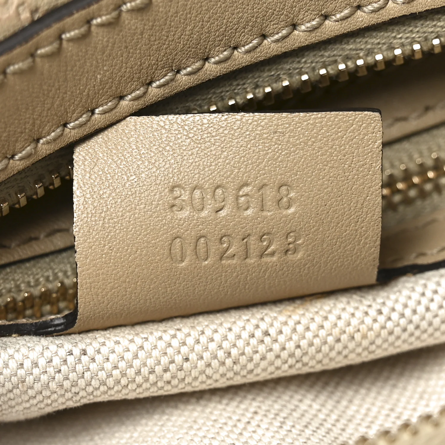 Guccissima Medium Nice Hobo Beige - Image 7