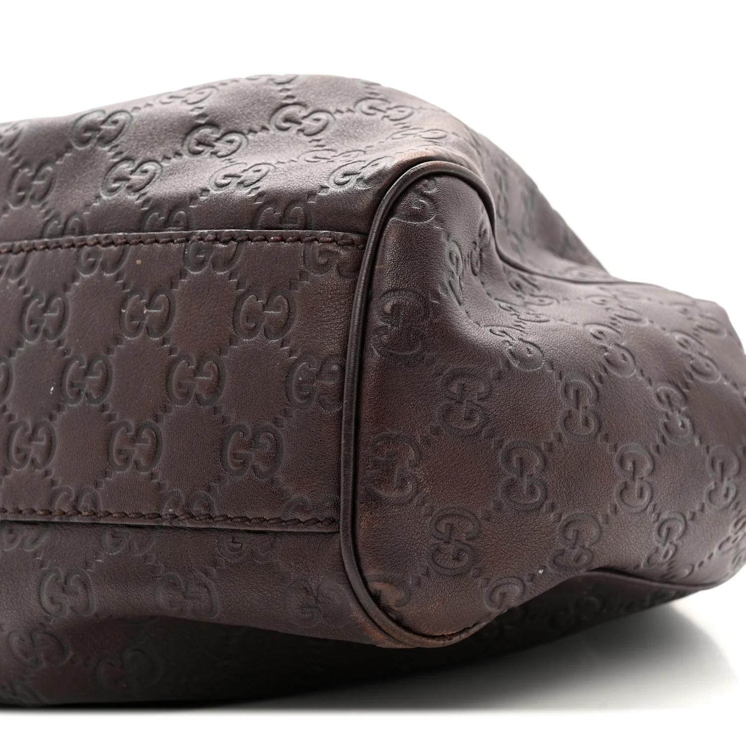 Guccissima Medium Sukey Tote Chocolate - Image 10
