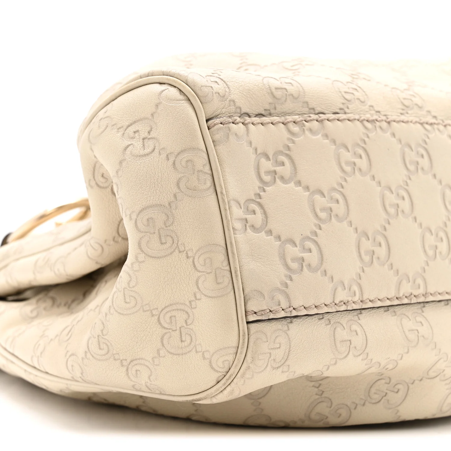 Guccissima Medium Sukey Tote Mystic White - Image 9
