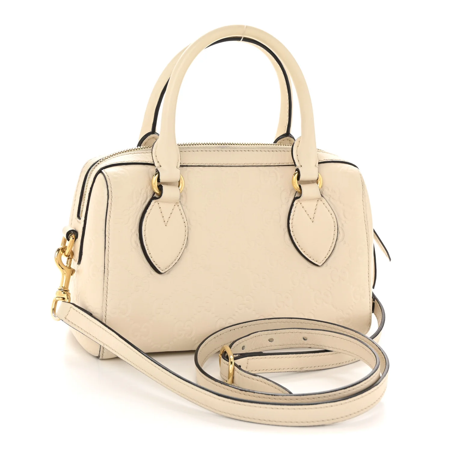 Guccissima Mini Joy Boston White - Image 3