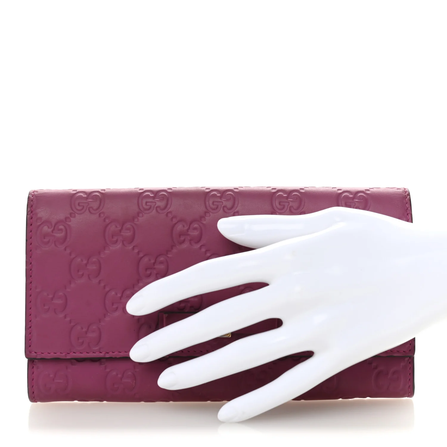 Guccissima Signature Bowy Continental Wallet Peonia Flower - Image 2