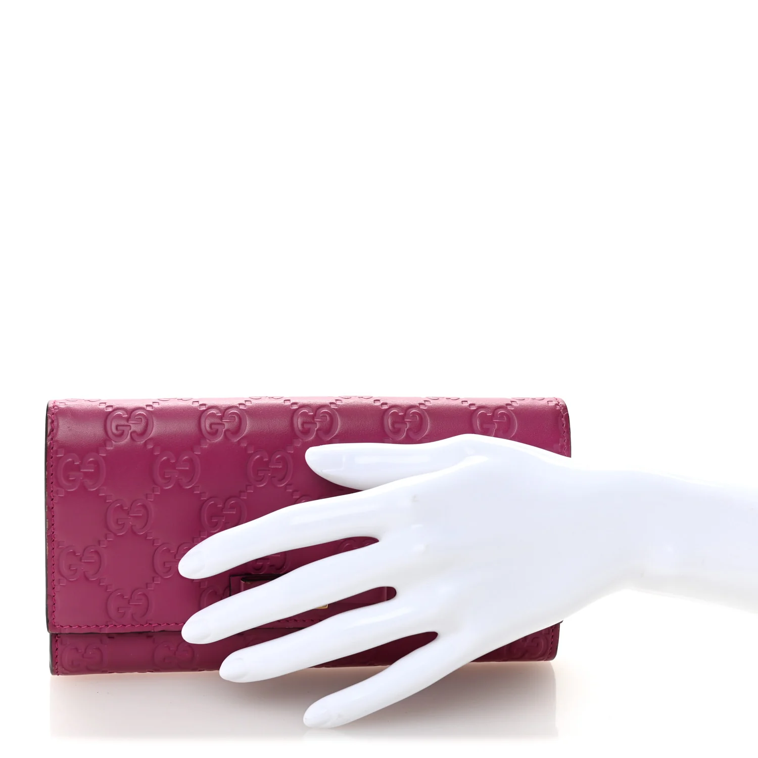 Guccissima Signature Bowy Continental Wallet Peonia Flower - Image 2