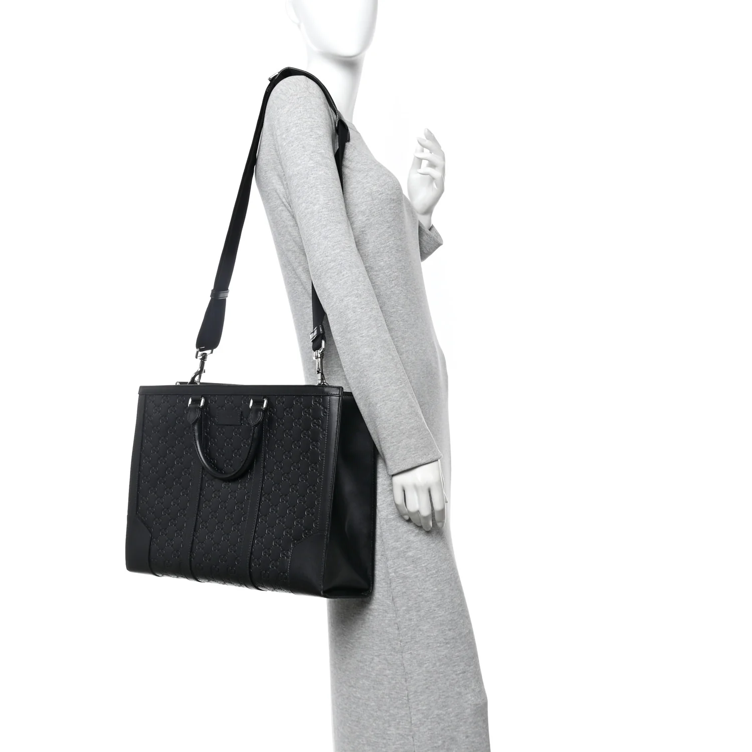 Guccissima Signature Briefcase Black - Image 2