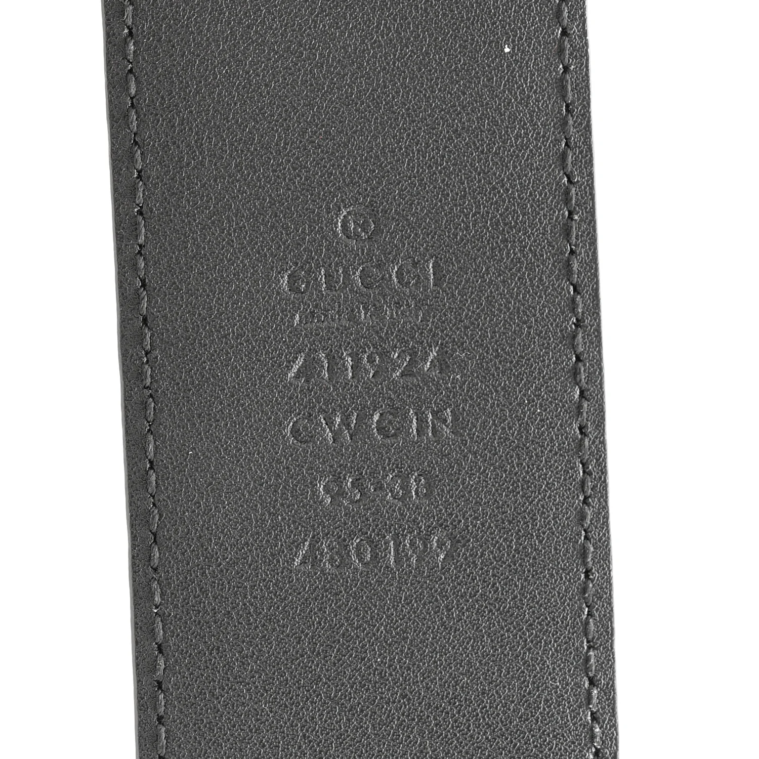 Guccissima Signature Interlocking G 40mm Belt 95 38 Black - Image 10
