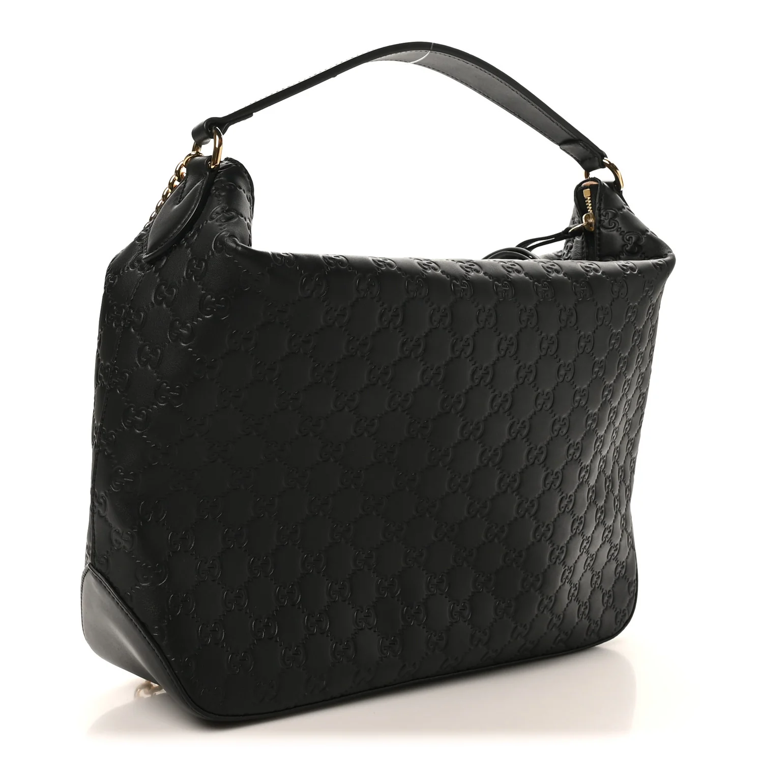Guccissima Signature Large Linea A Hobo Black - Image 3