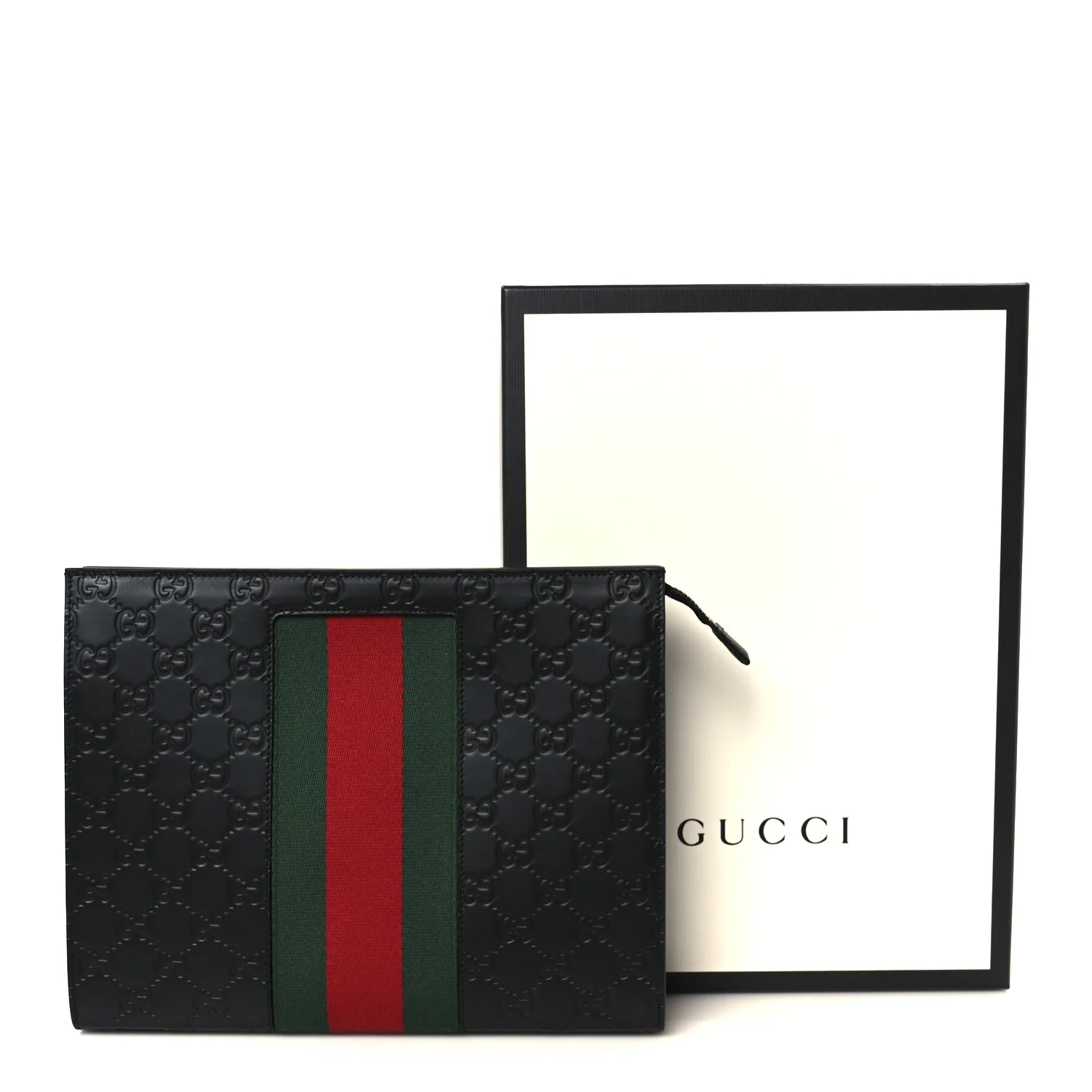 Guccissima Signature Web New Web Cosmetic Case Black - Image 11