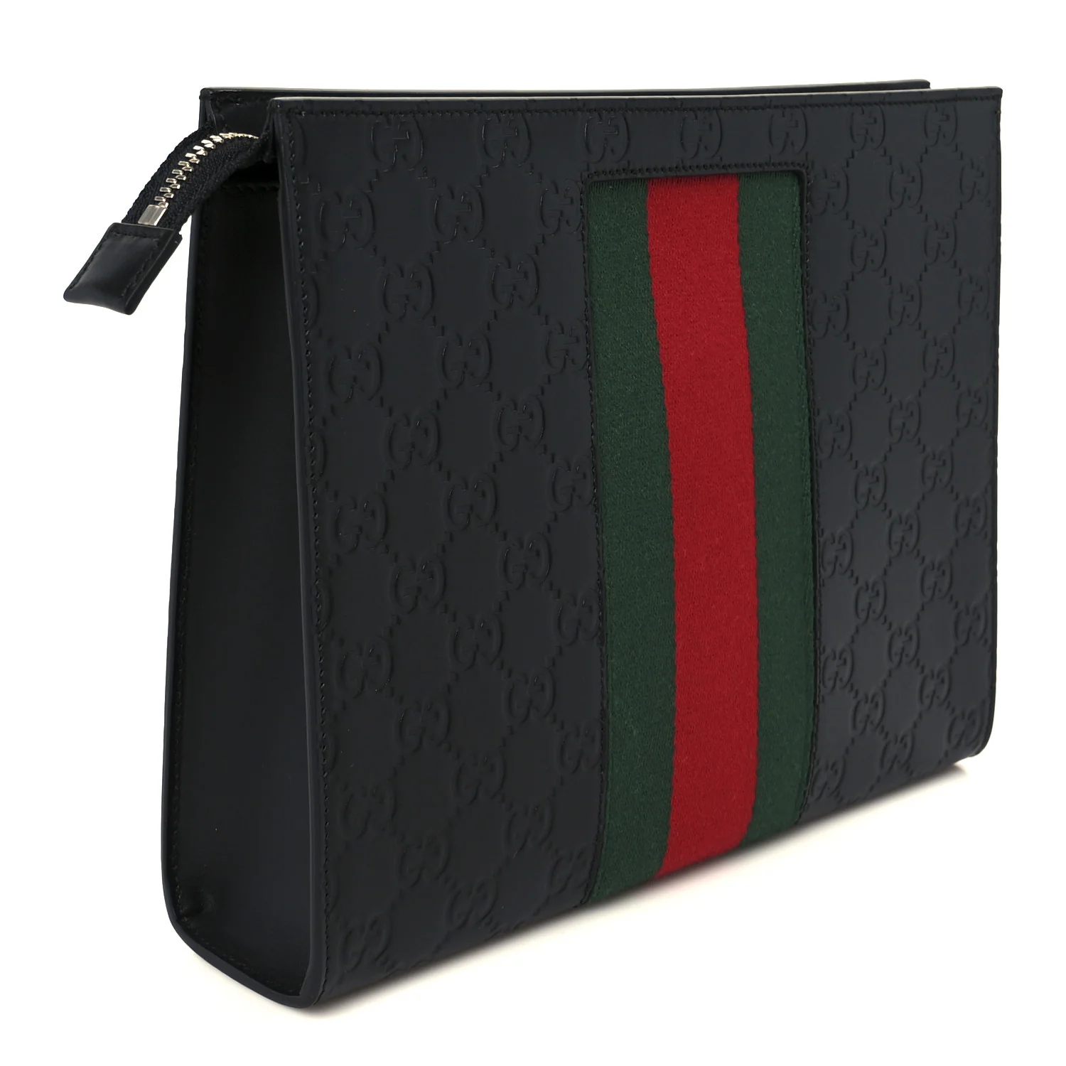 Guccissima Signature Web New Web Cosmetic Case Black - Image 3