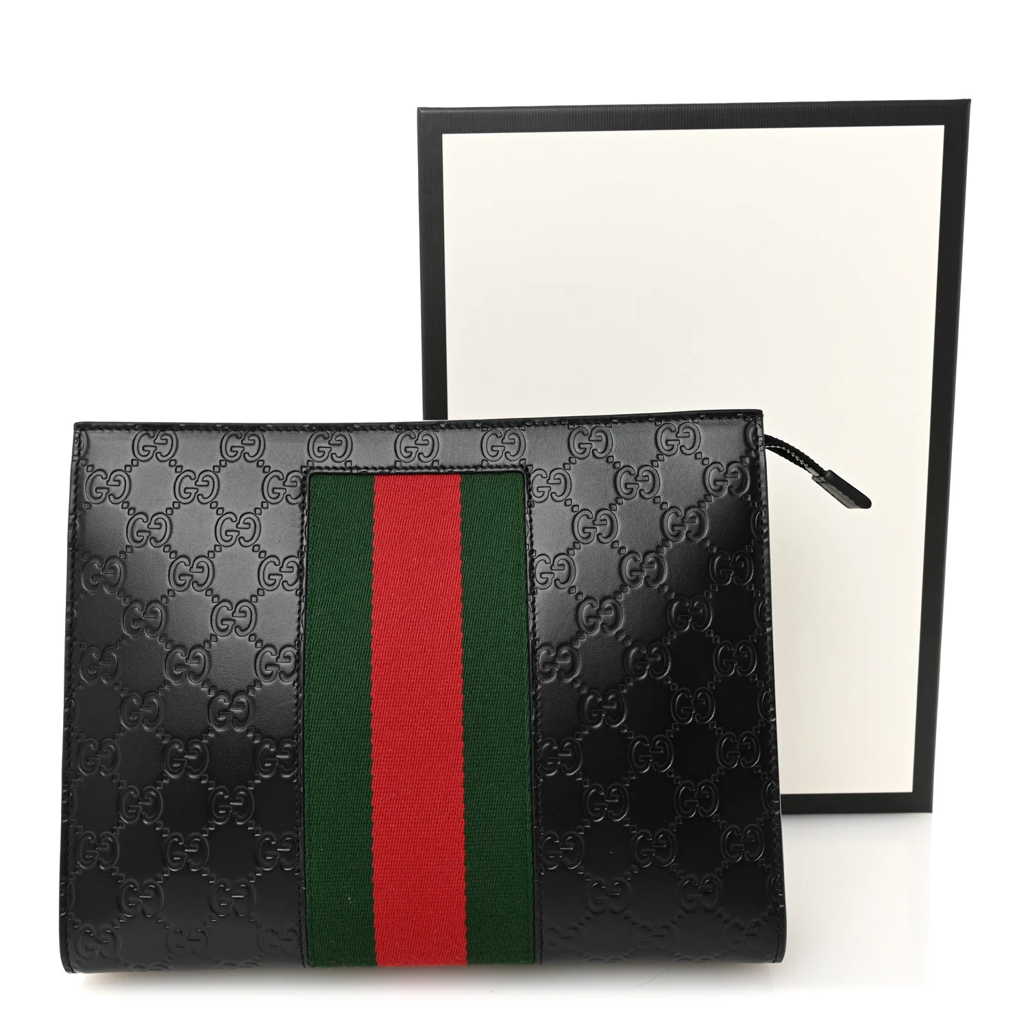 Guccissima Signature Web New Web Cosmetic Case Black - Image 8