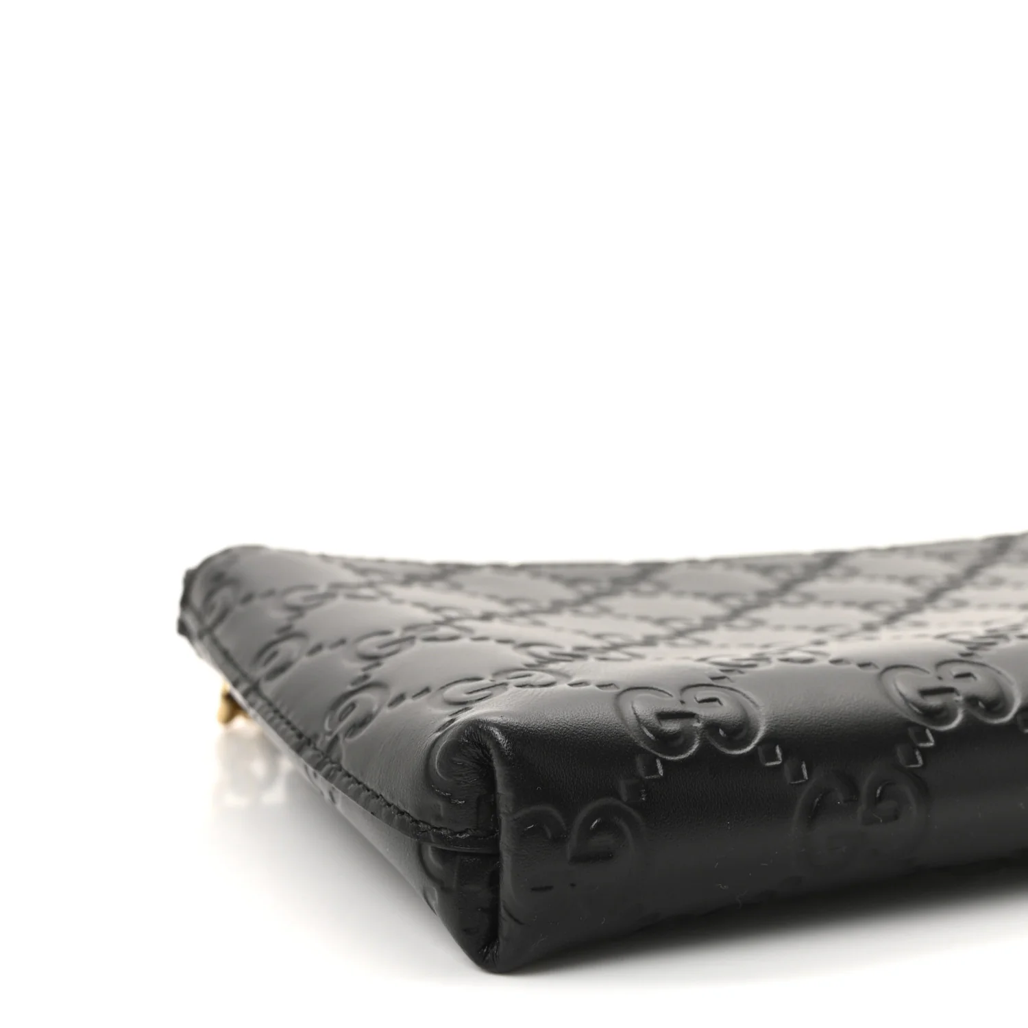 Guccissima Signature Wrist Wallet Black - Image 8