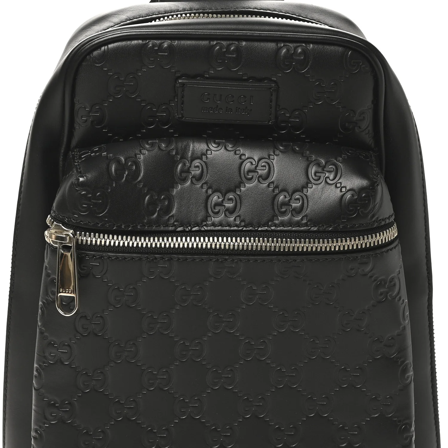 Guccissima Sling Backpack Black - Image 8