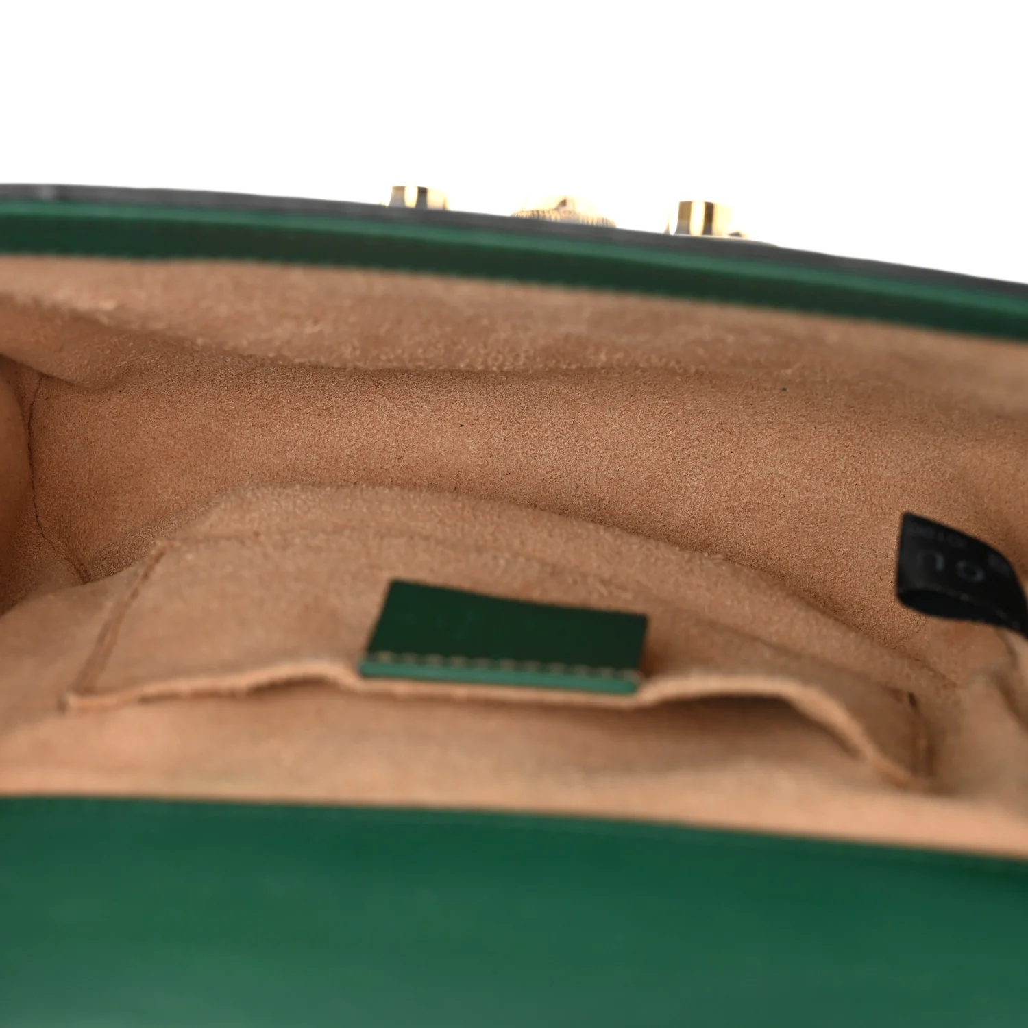 Guccissima Small Padlock Shoulder Bag Emerald - Image 5