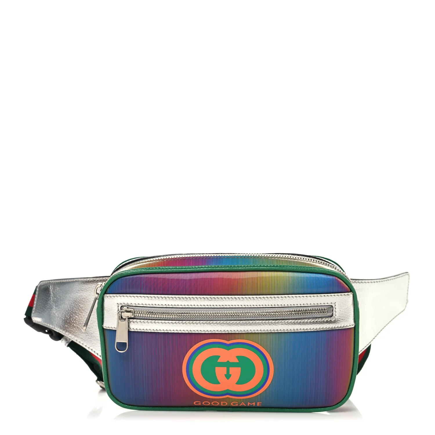 Holographic Good Game Interlocking G Belt Multicolor