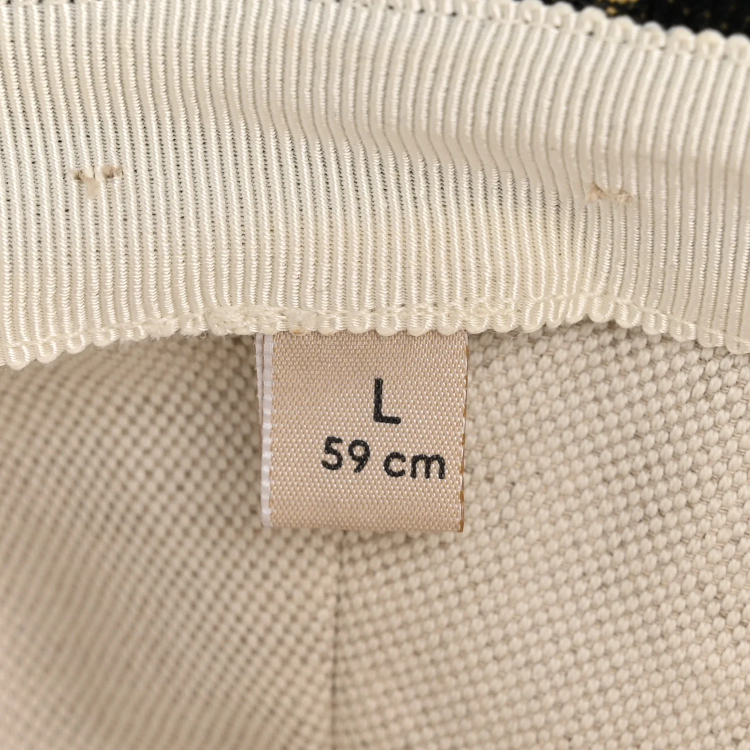 Jacquard Denim GG Monogram Oscar Bucket Hat L Black Ivory - Image 17