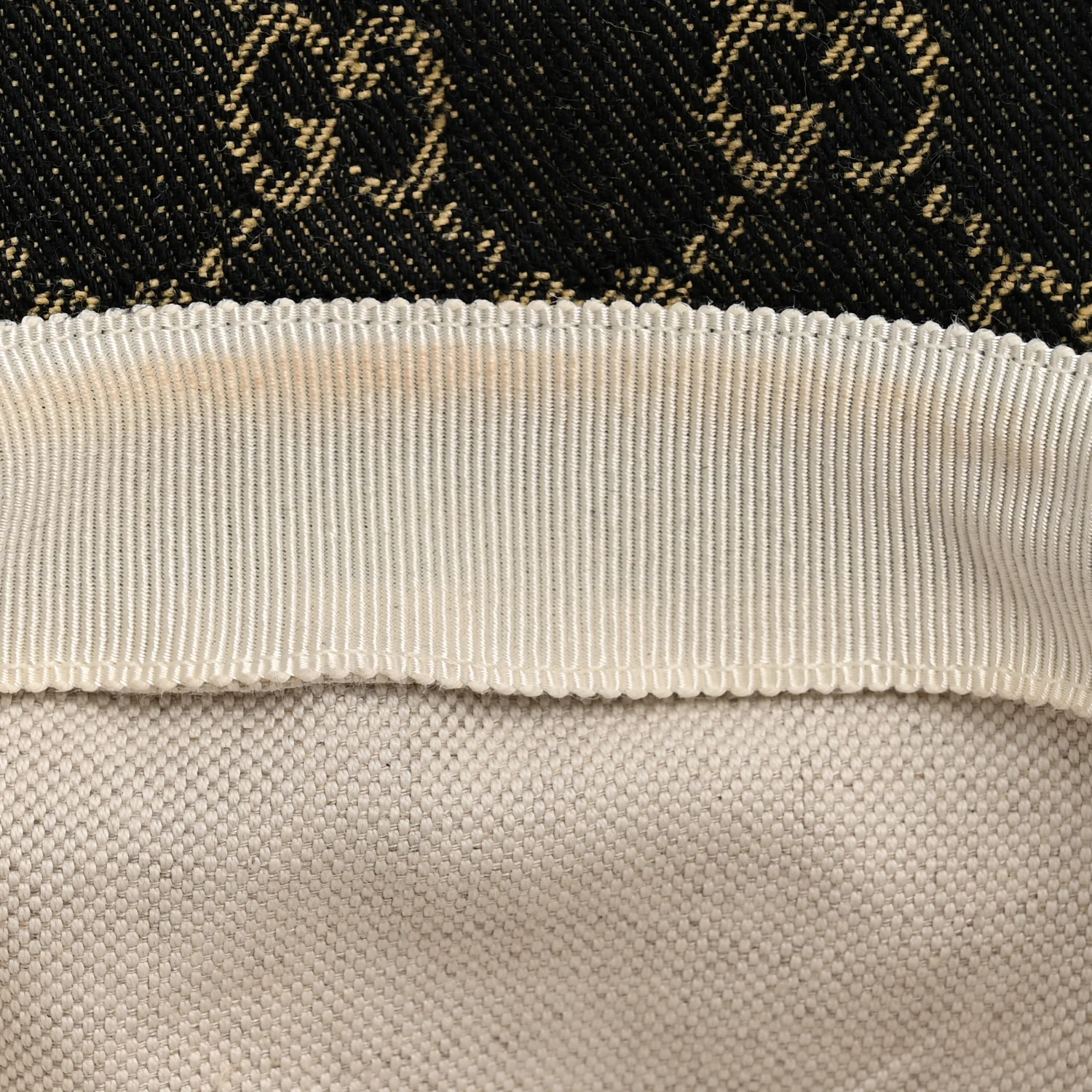 Jacquard Denim GG Monogram Oscar Bucket Hat L Black Ivory - Image 20