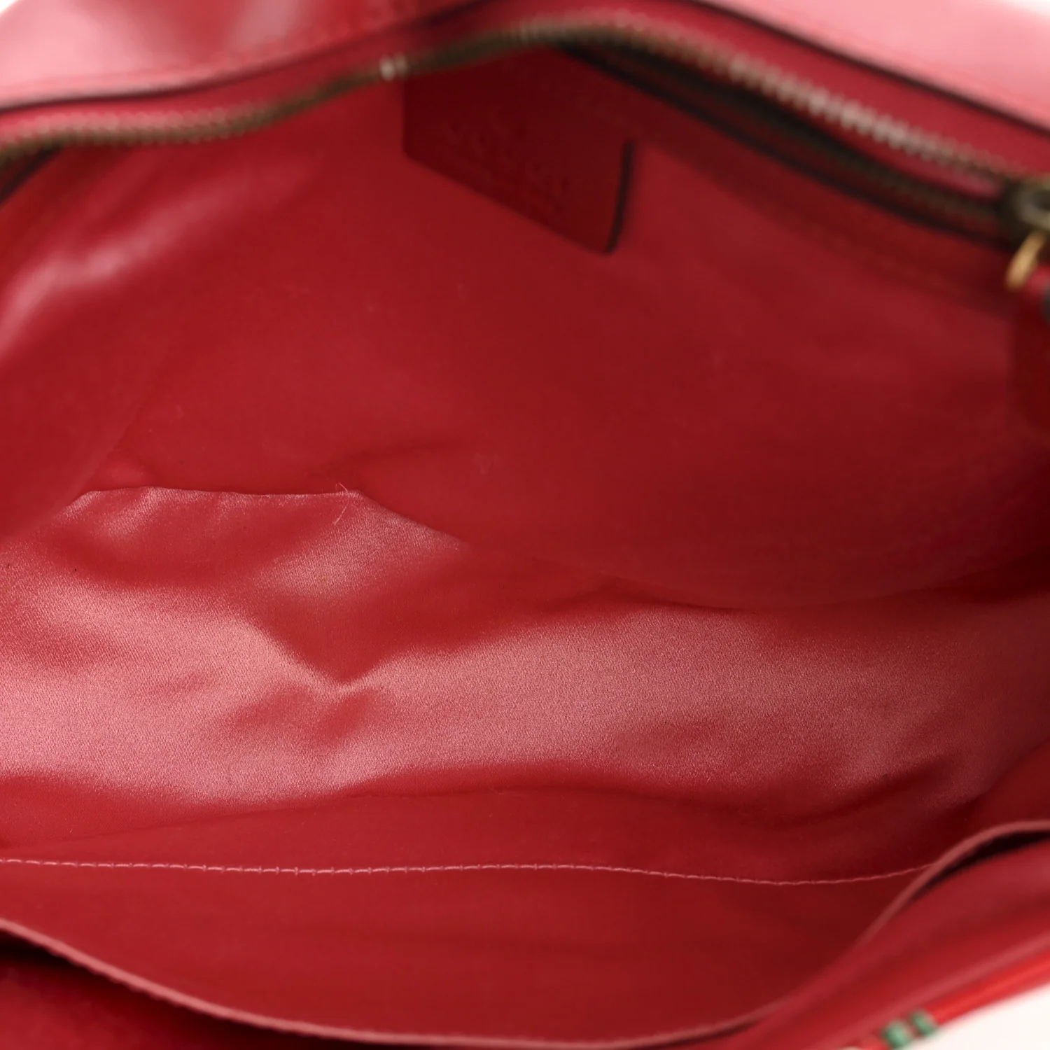 Jacquard Matelasse Floral Medium GG Marmont Shoulder Bag Red - Image 5