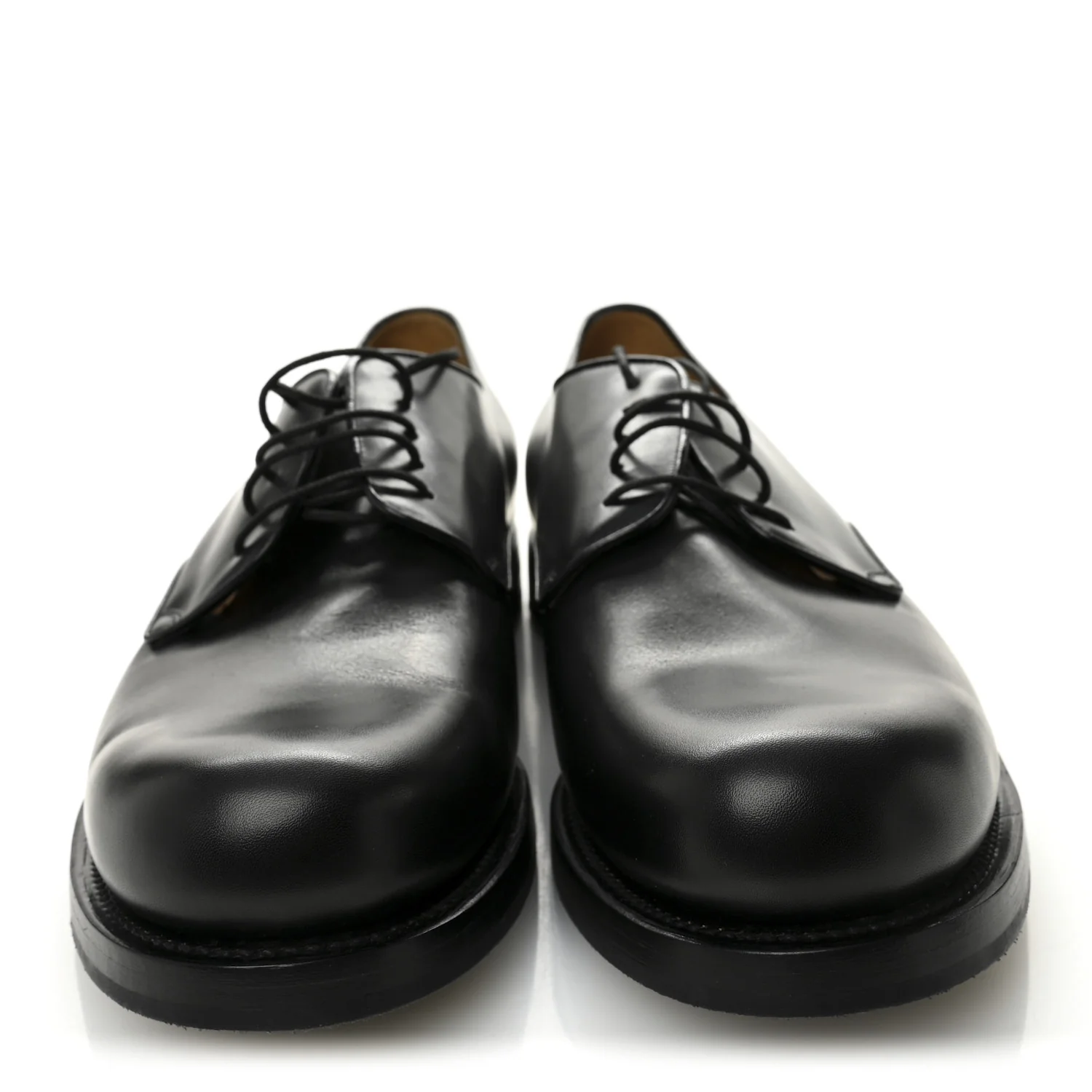 Knight Calfskin Mens Oxford Loafers 8.5 Black - Image 2