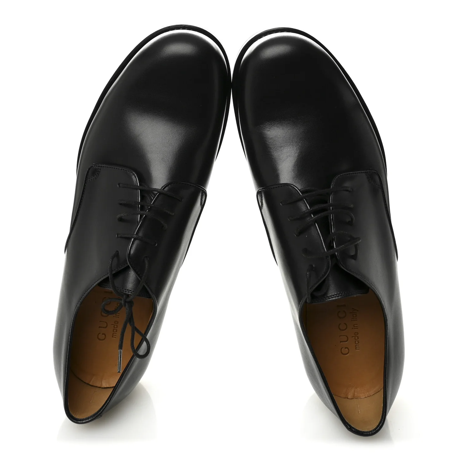 Knight Calfskin Mens Oxford Loafers 8.5 Black - Image 5