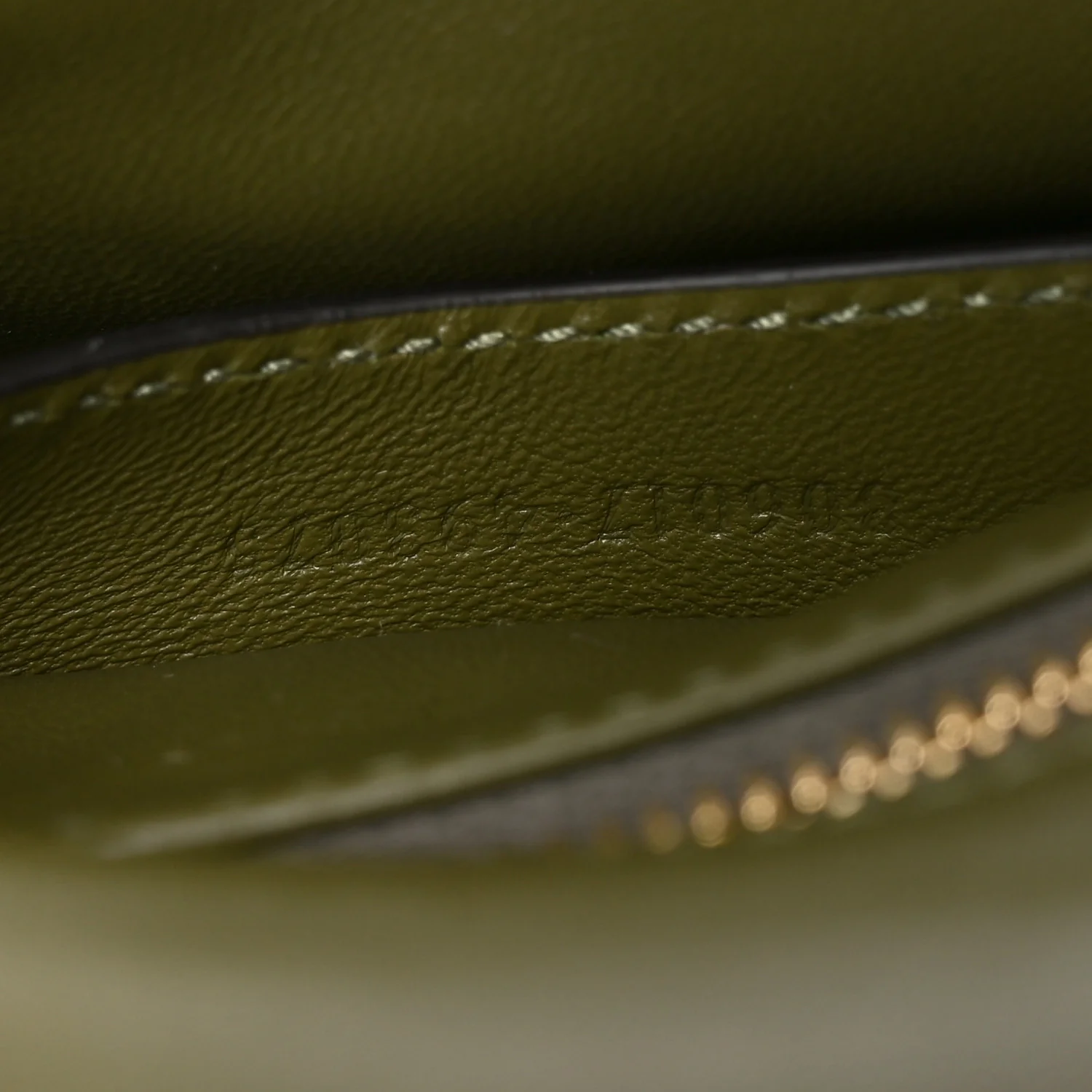 Lambskin Embossed Mini GG Milano Top Handle Shoulder Bag Green - Image 7